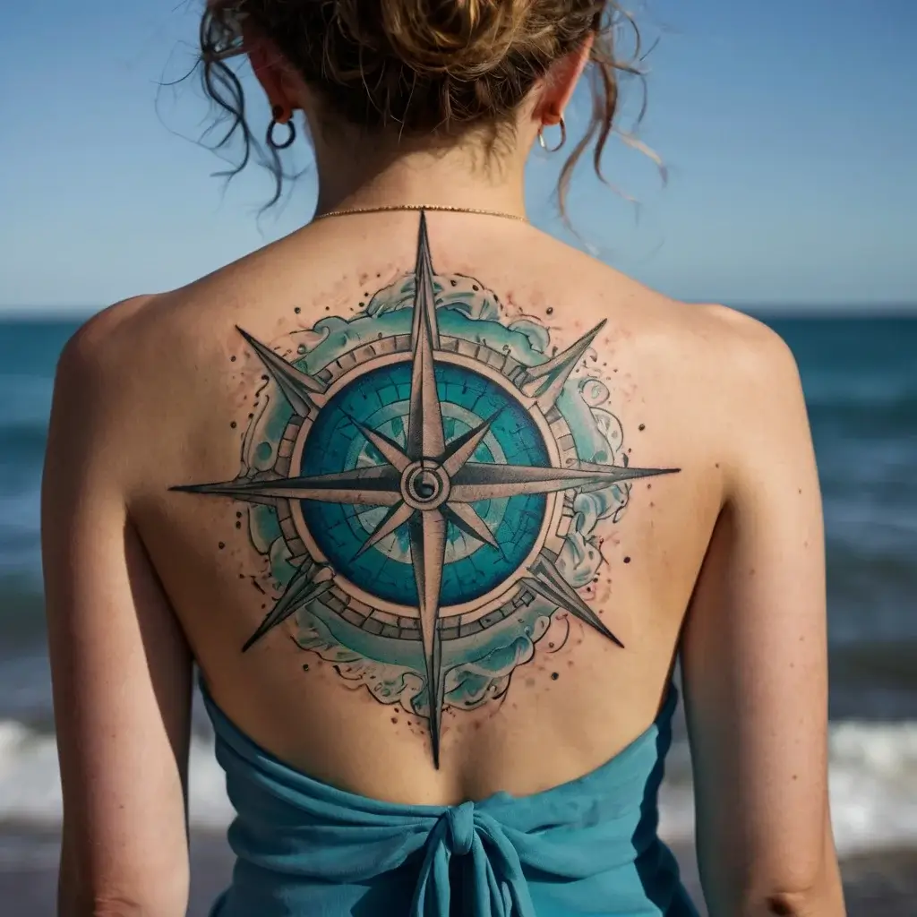 Compass Tattoos (10)