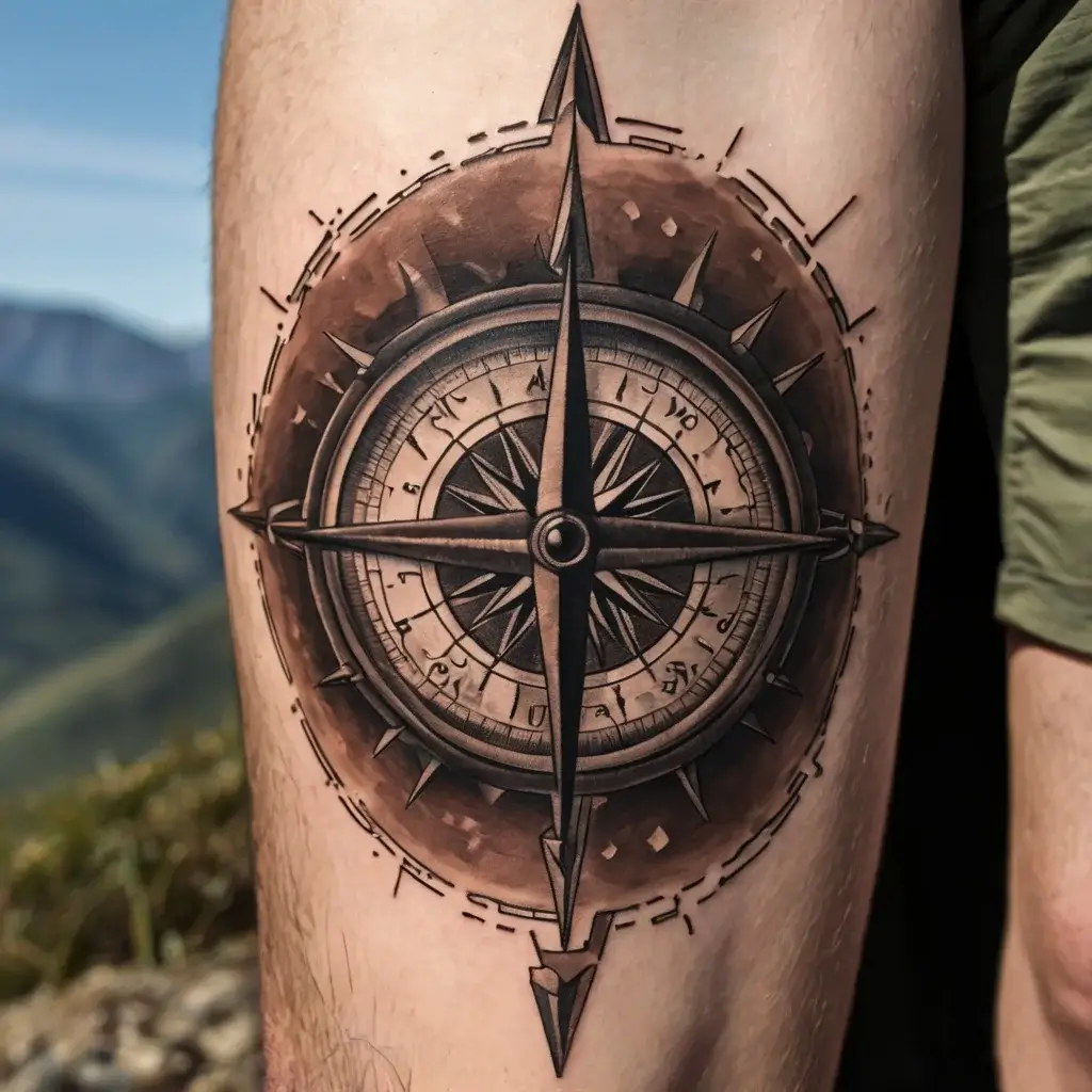 Compass Tattoos (101)