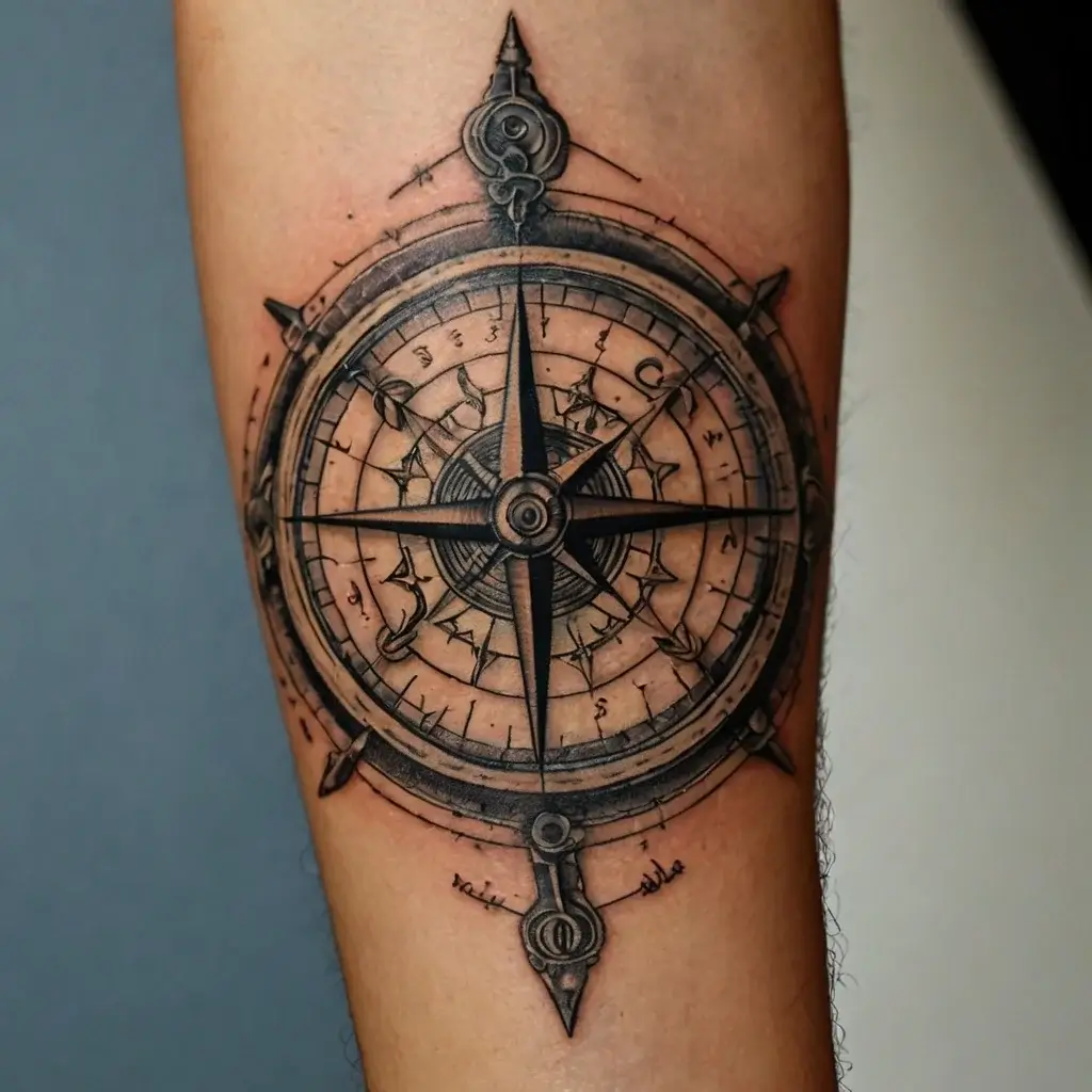 Compass Tattoos (105)