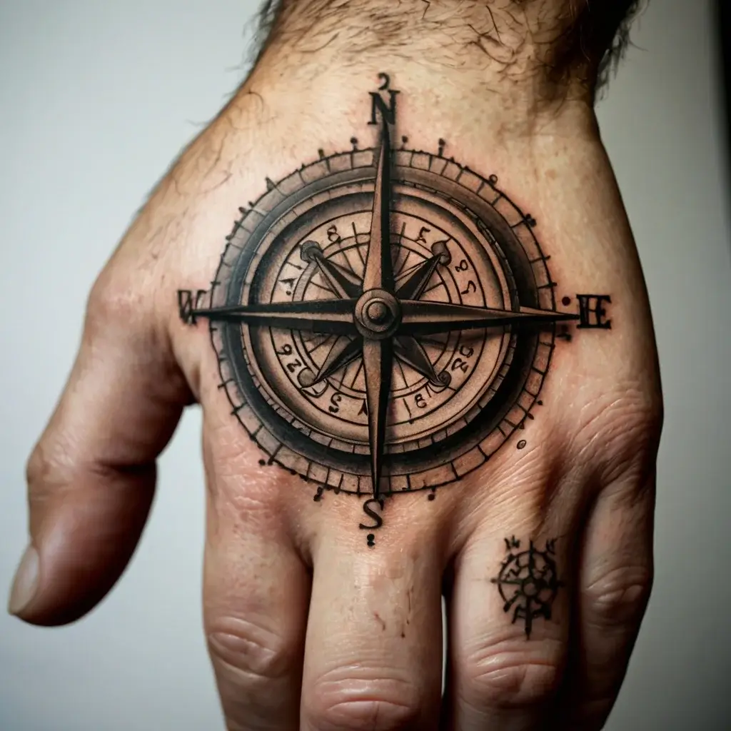 Compass Tattoos (110)