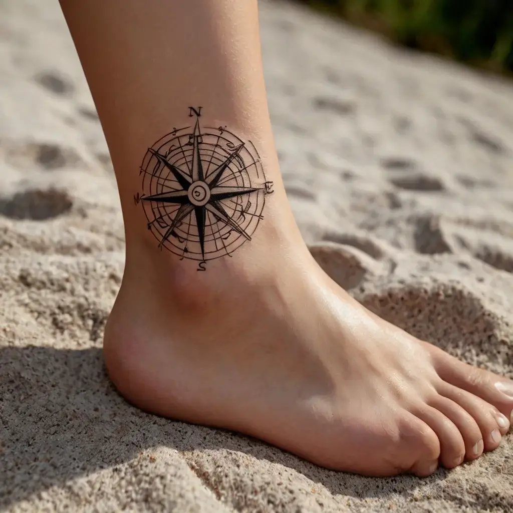 Compass Tattoos (115)