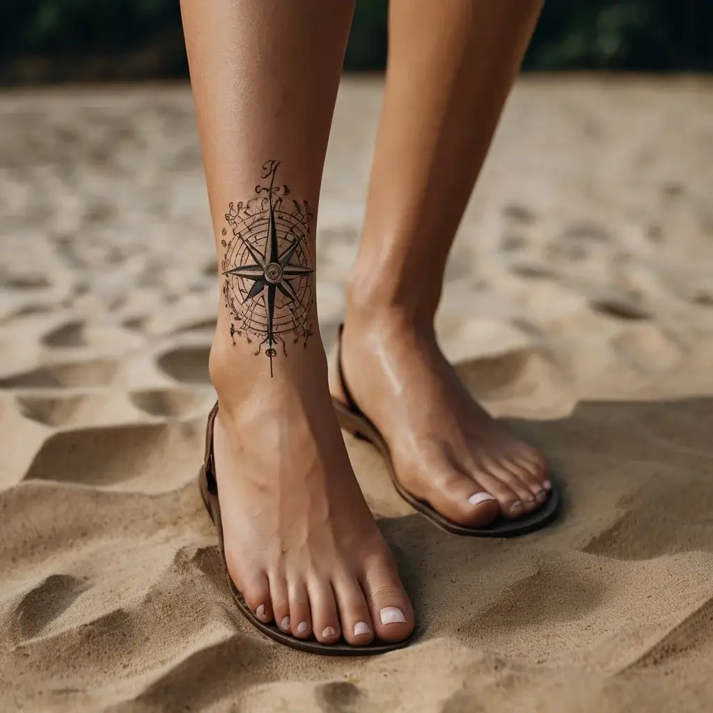 Compass Tattoos (116)