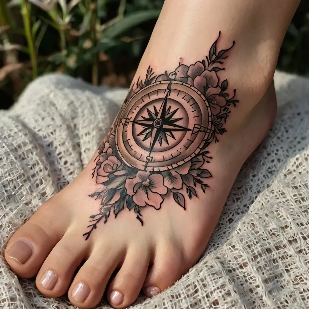 Compass Tattoos (117)