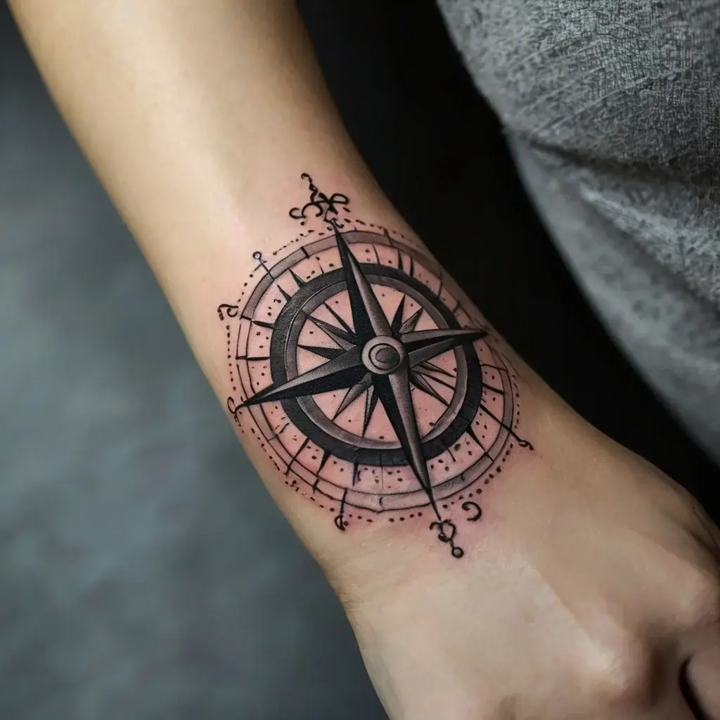 Compass Tattoos (121)