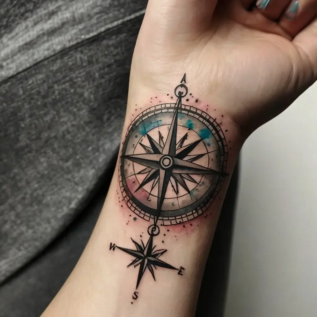 Compass Tattoos (122)