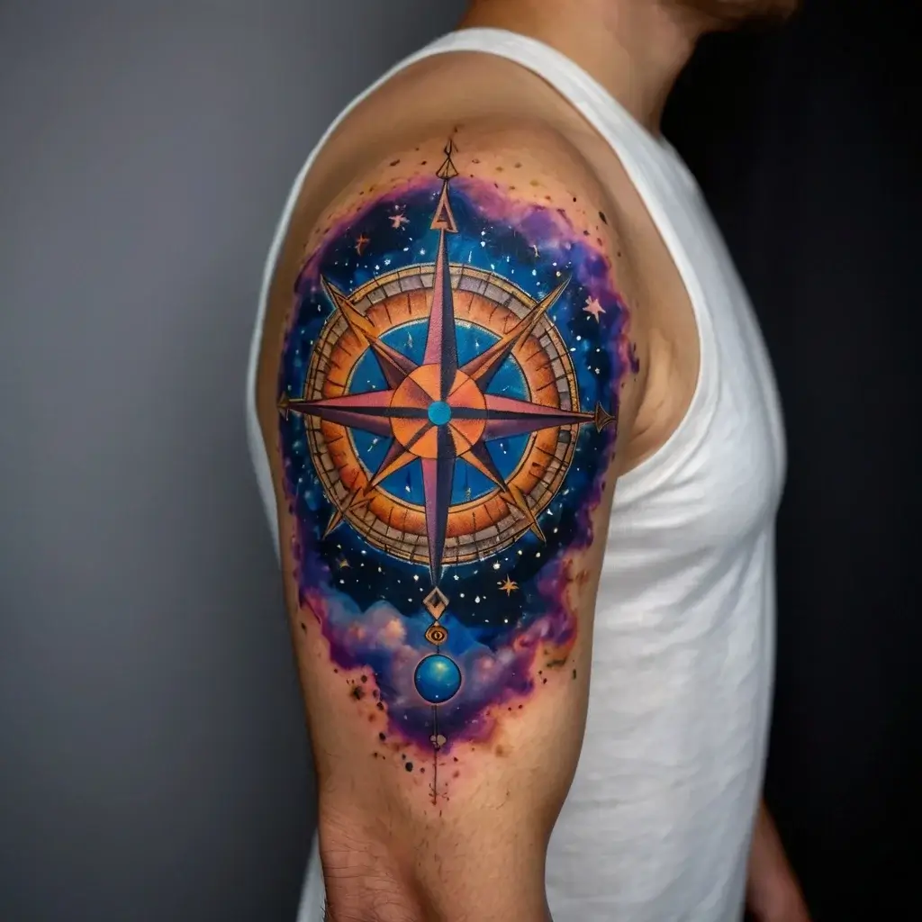 Compass Tattoos (13)