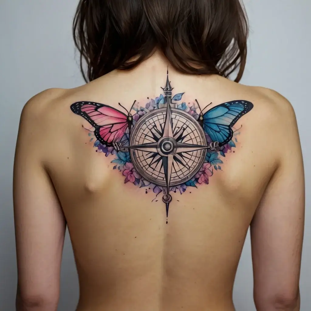 Compass Tattoos (15)