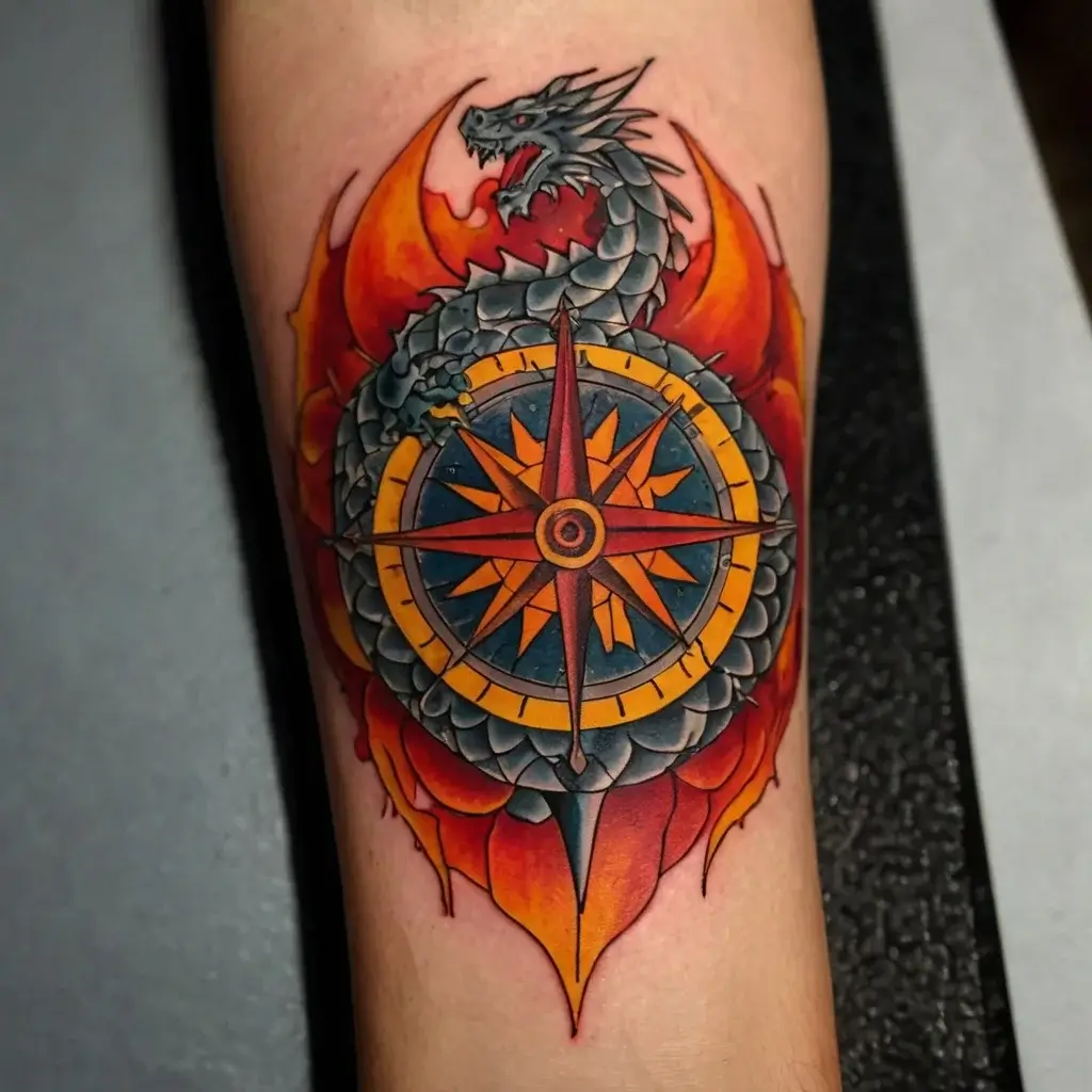 Compass Tattoos (18)