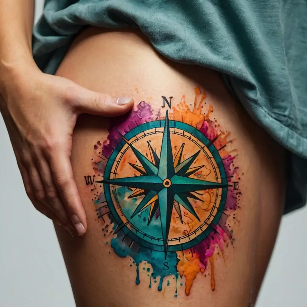 Compass Tattoos (19)