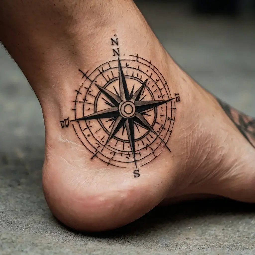 Compass Tattoos (24)