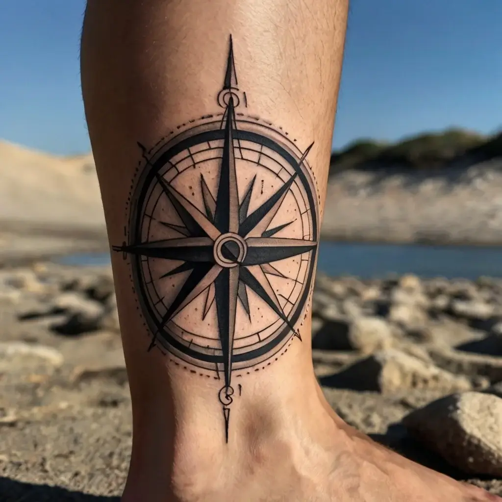 Compass Tattoos (25)