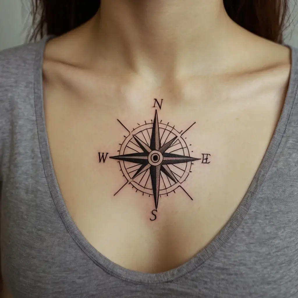 Compass Tattoos (31)