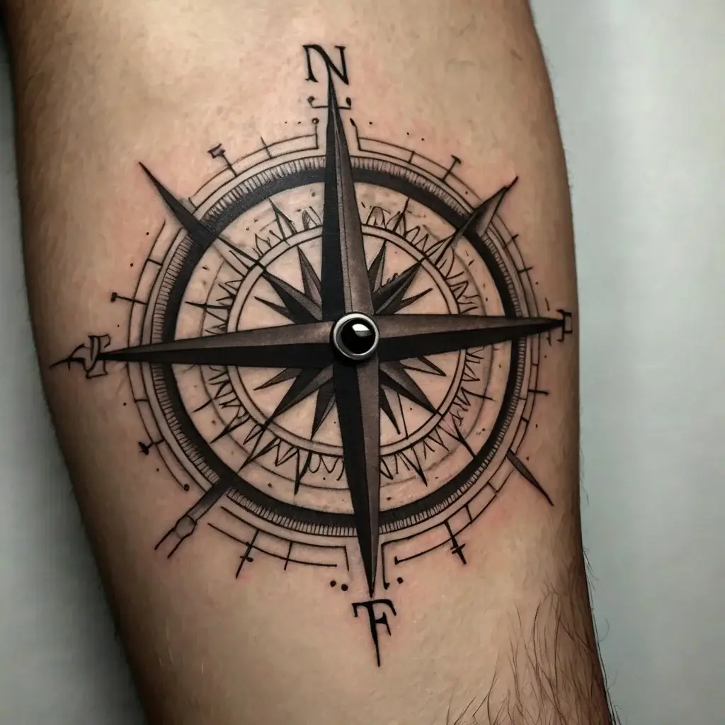 Compass Tattoos (32)