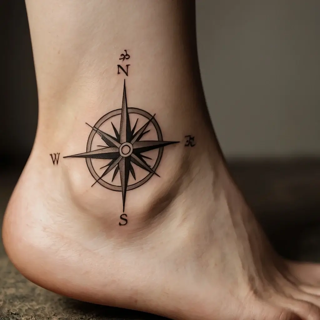 Compass Tattoos (34)