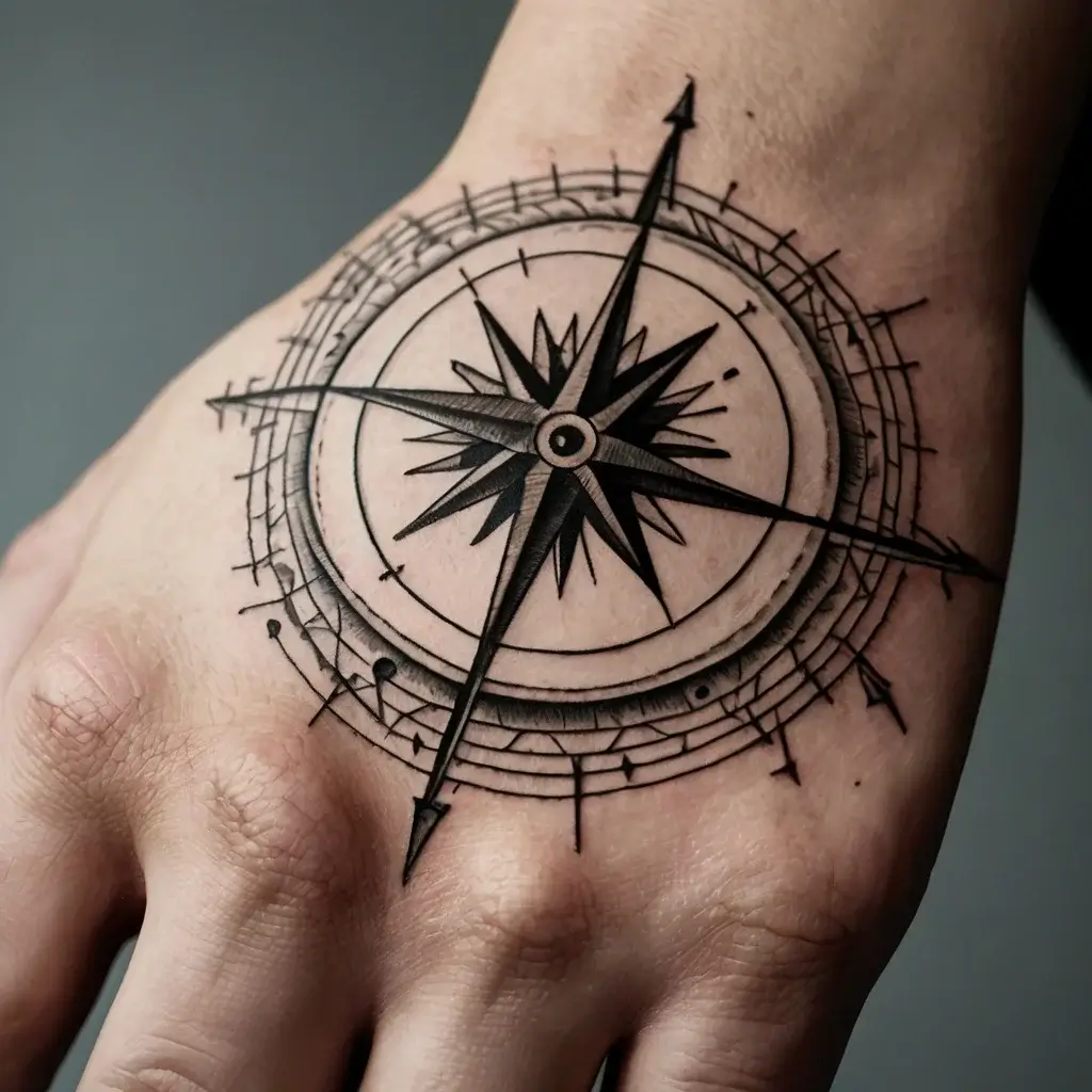 Compass Tattoos (35)