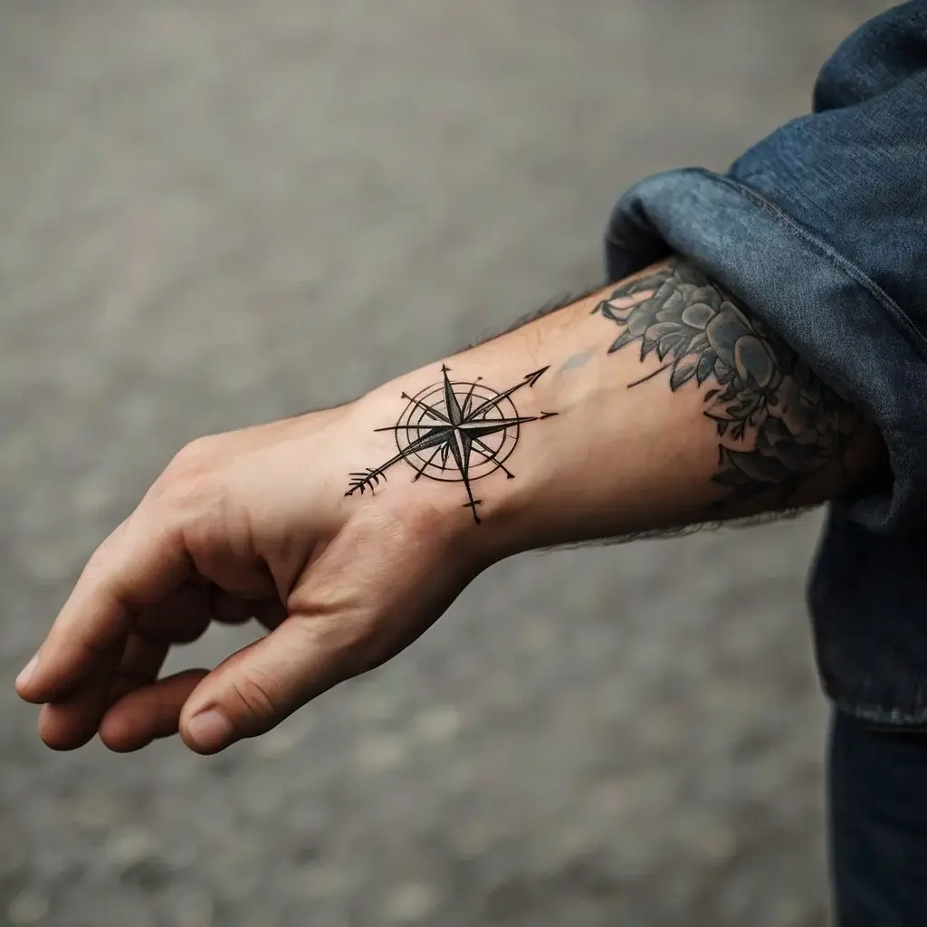 Compass Tattoos (36)