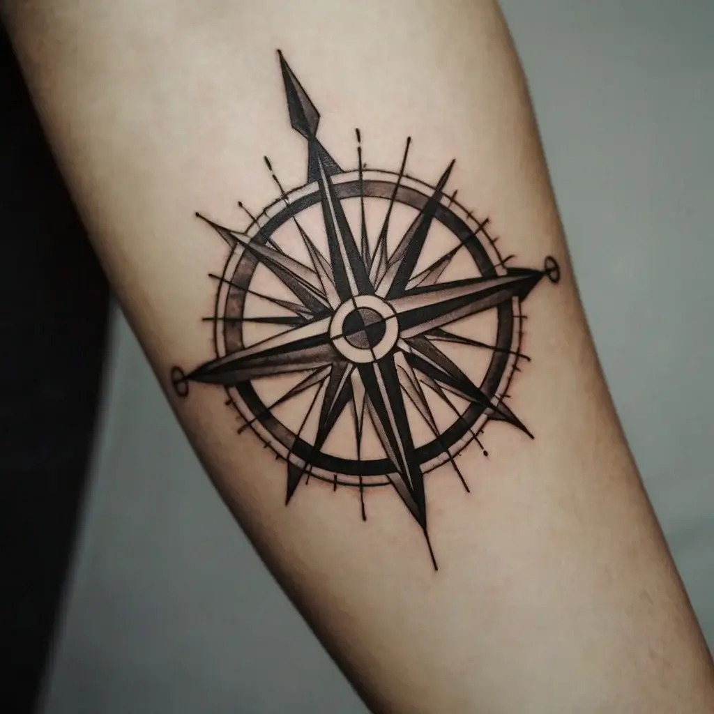 Compass Tattoos (39)