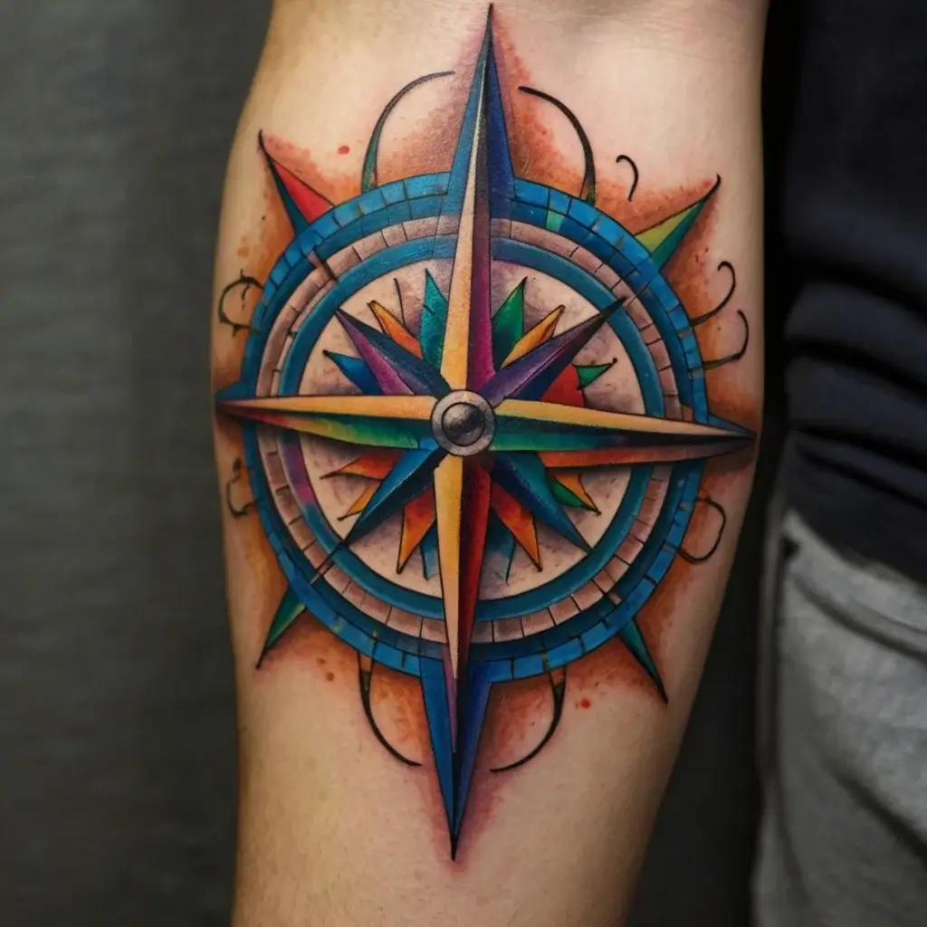 Compass Tattoos (42)