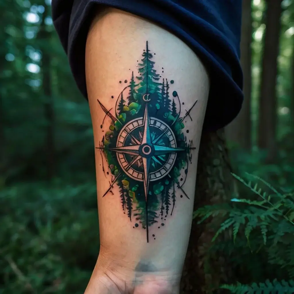 Compass Tattoos (43)