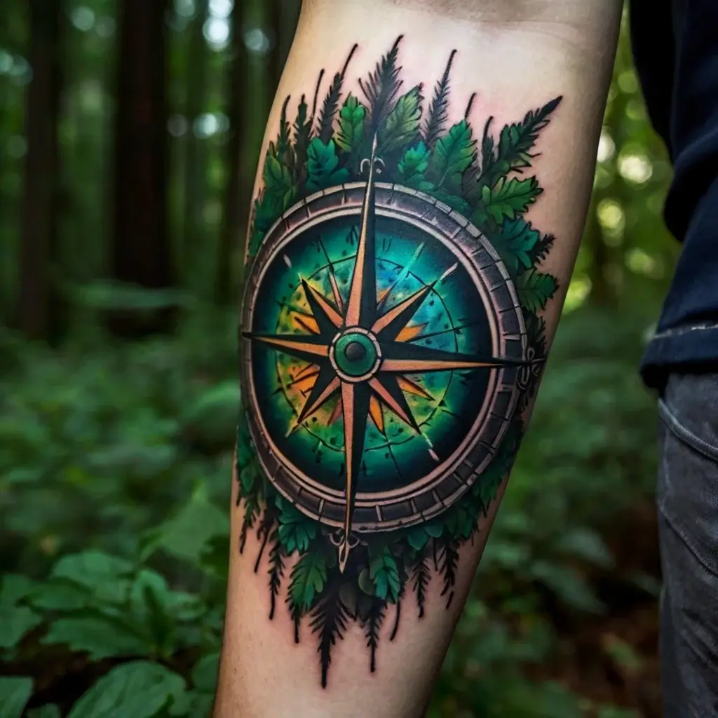 Compass Tattoos (45)