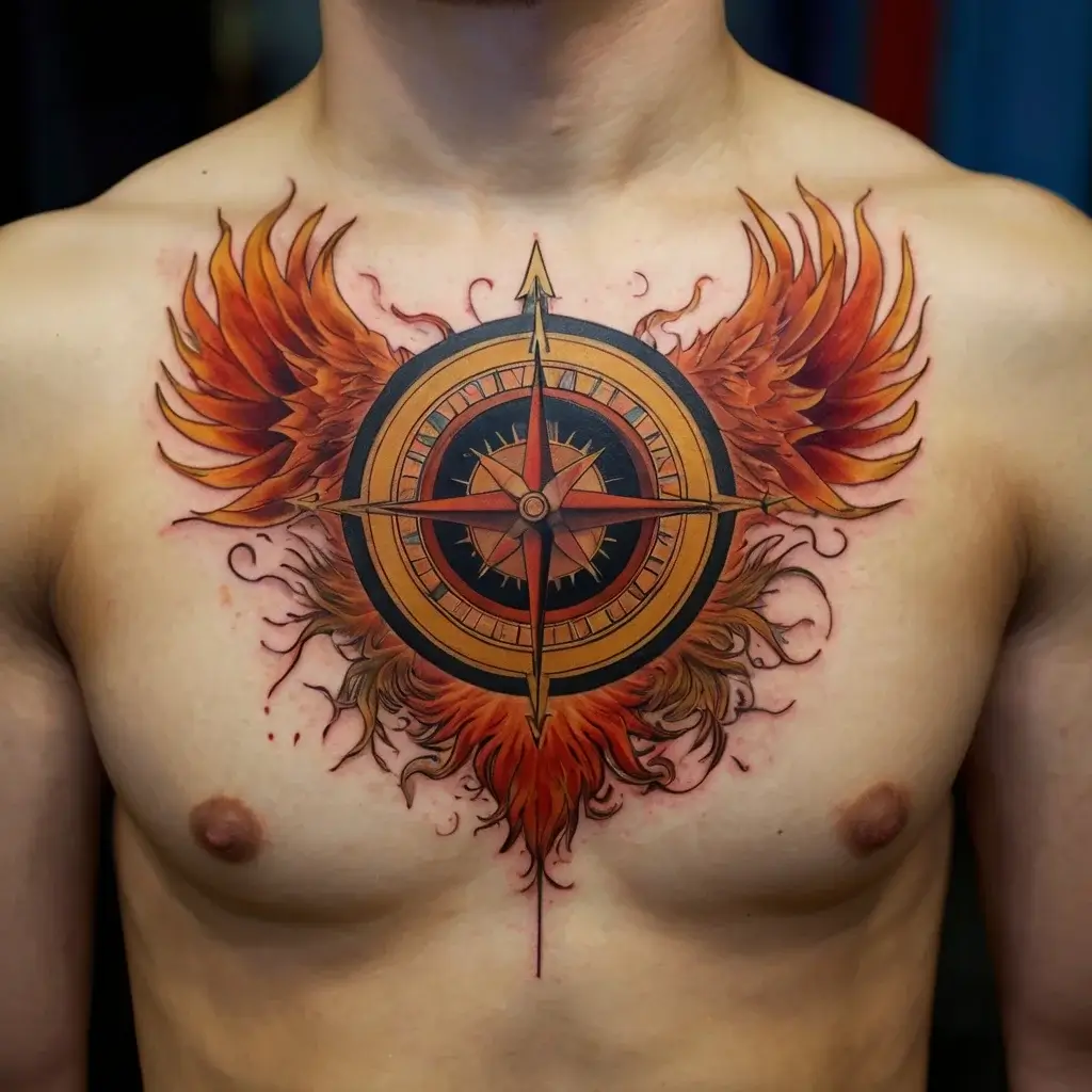 Compass Tattoos (46)