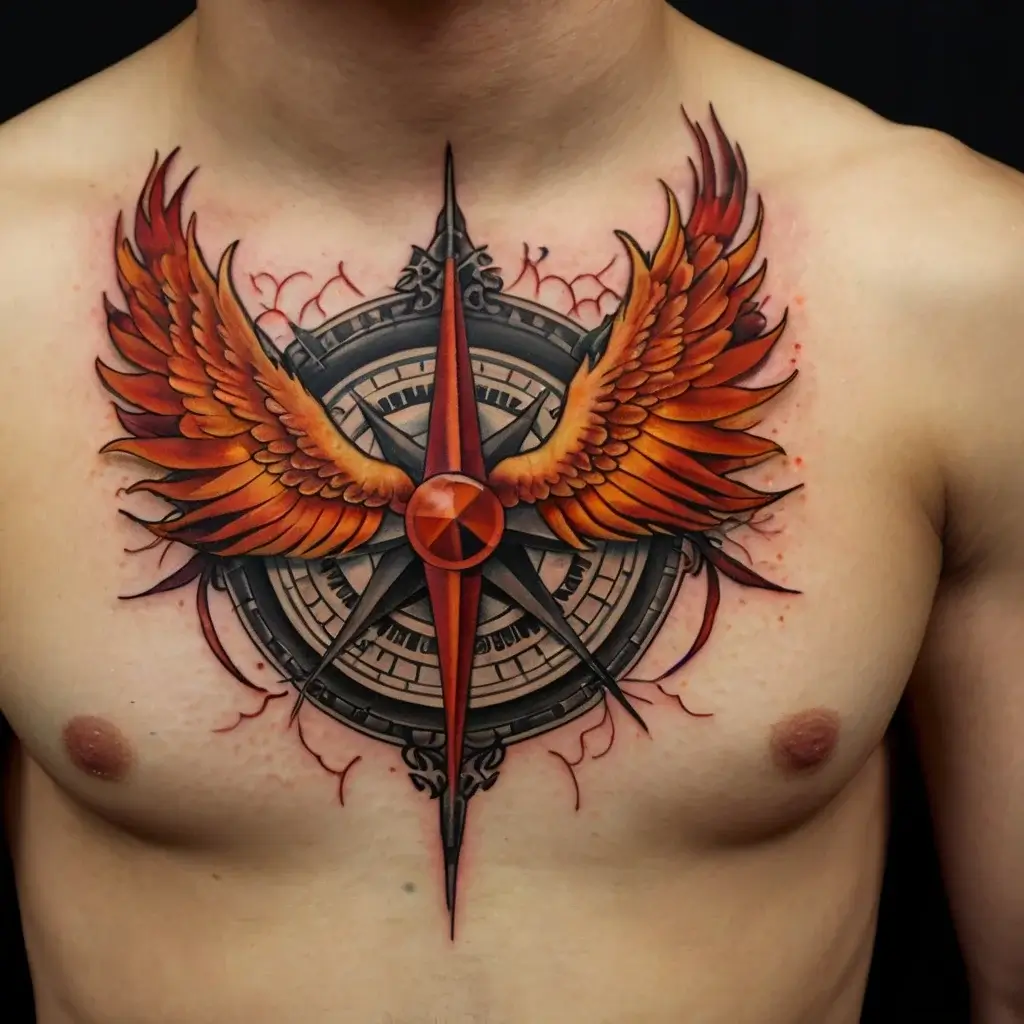 Compass Tattoos (47)