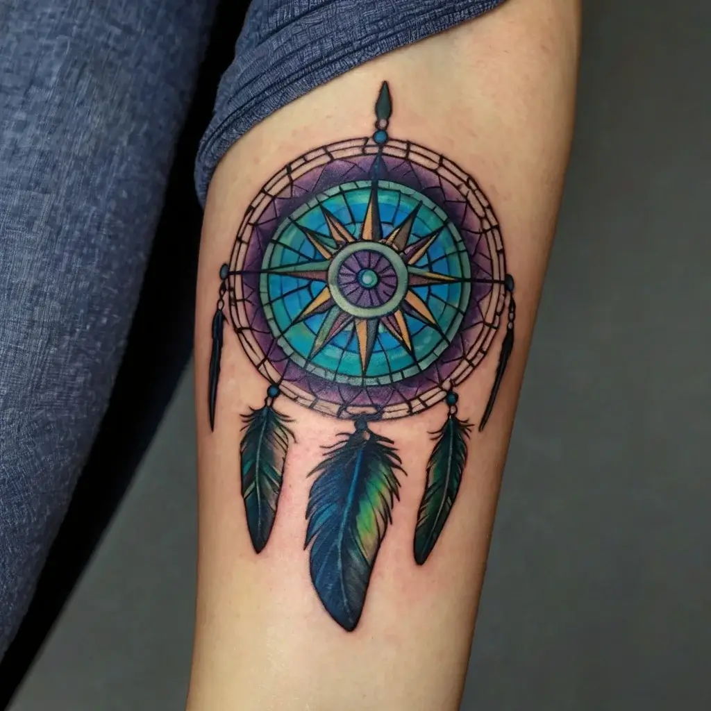 Compass Tattoos (48)