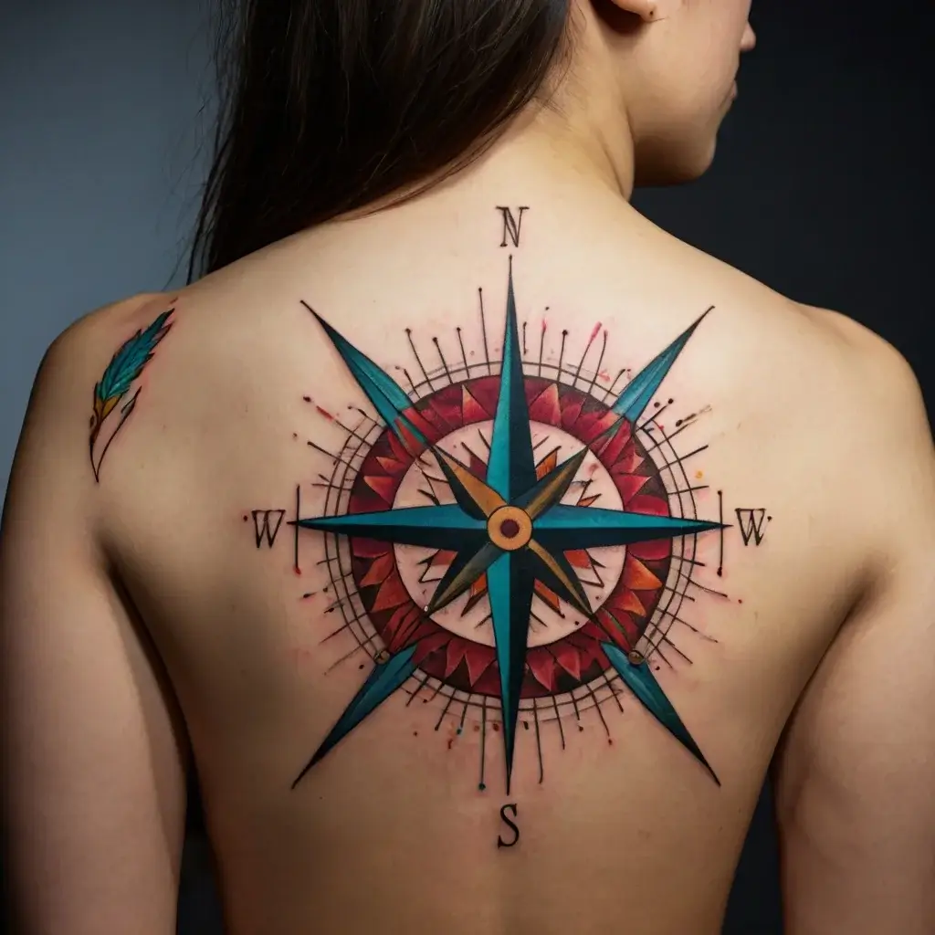 Compass Tattoos (51)