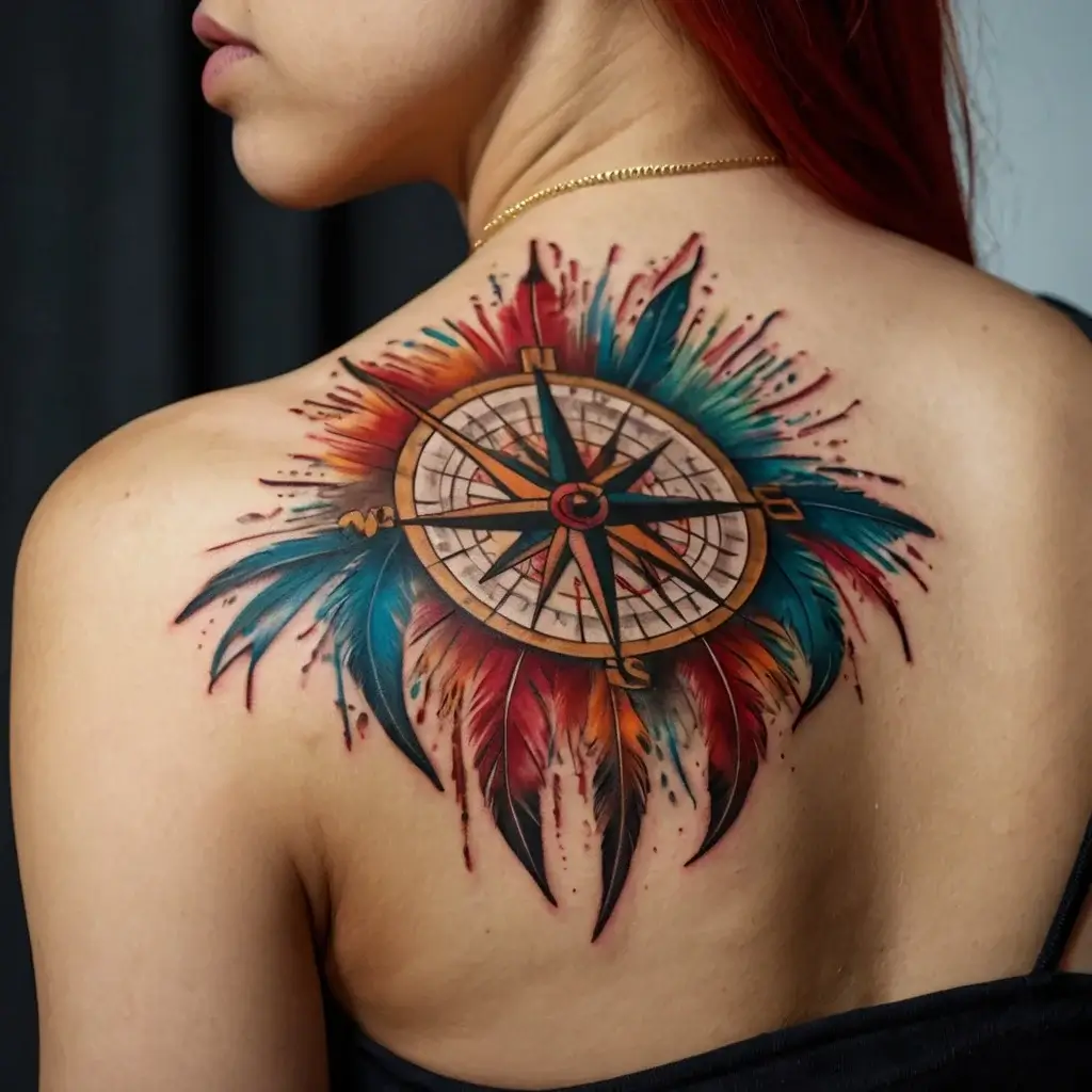 Compass Tattoos (53)