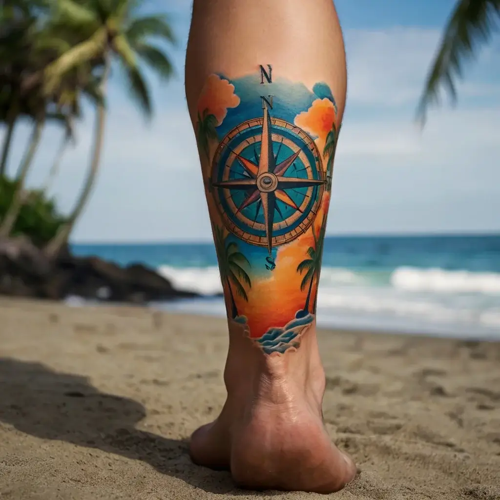 Compass Tattoos (54)