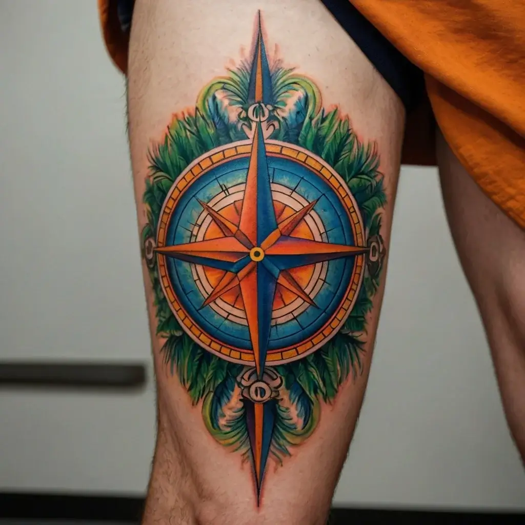 Compass Tattoos (55)