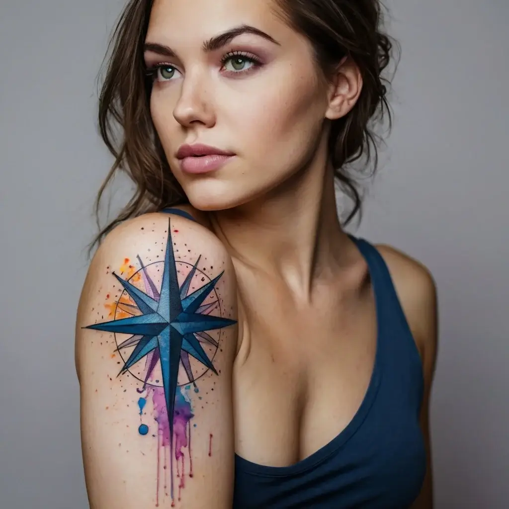 Compass Tattoos (57)