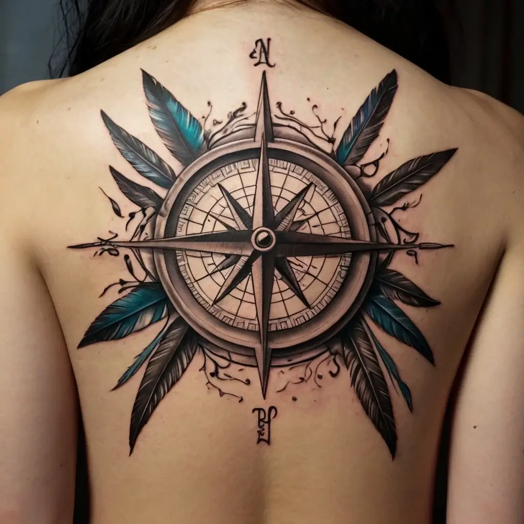 Compass Tattoos (60)