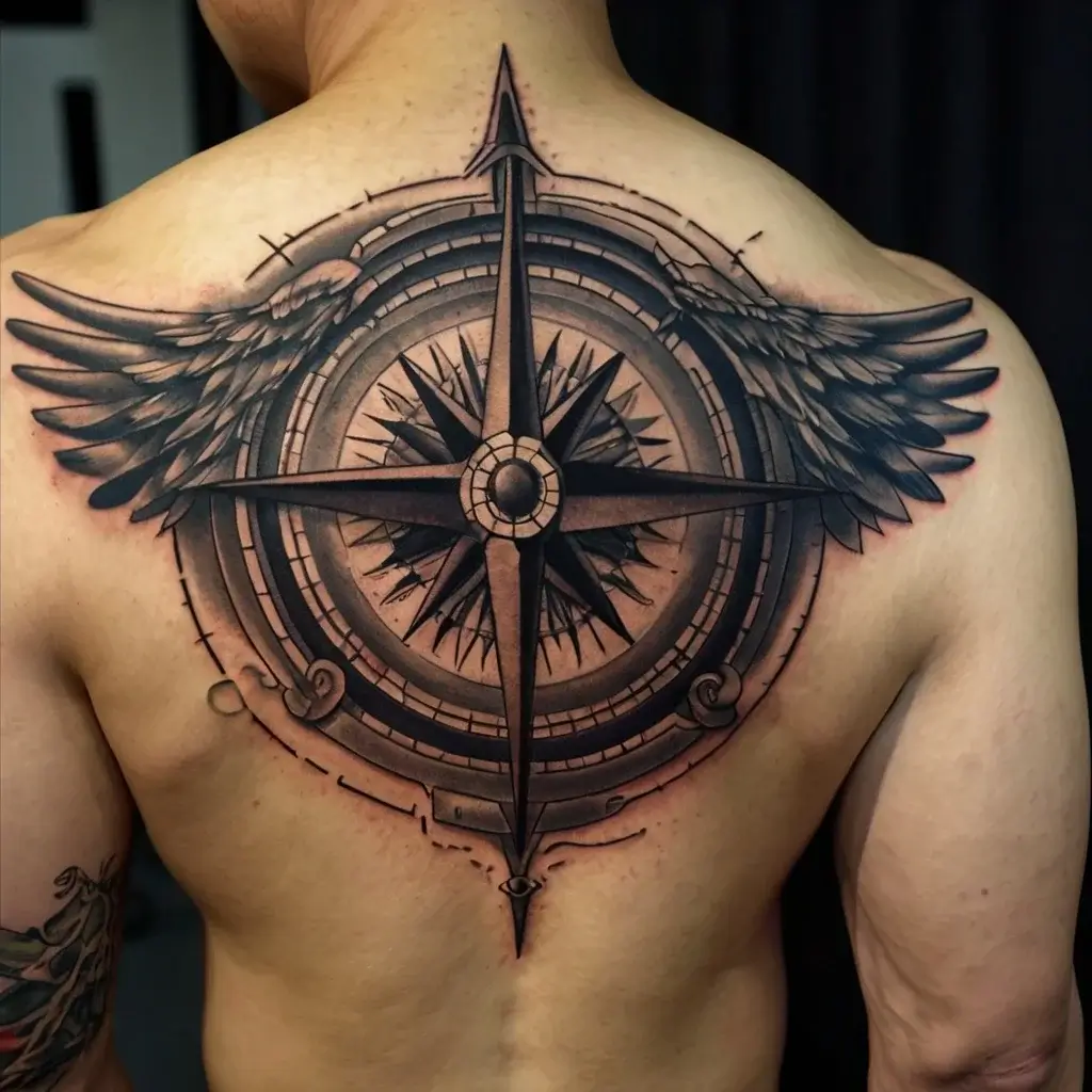 Compass Tattoos (63)