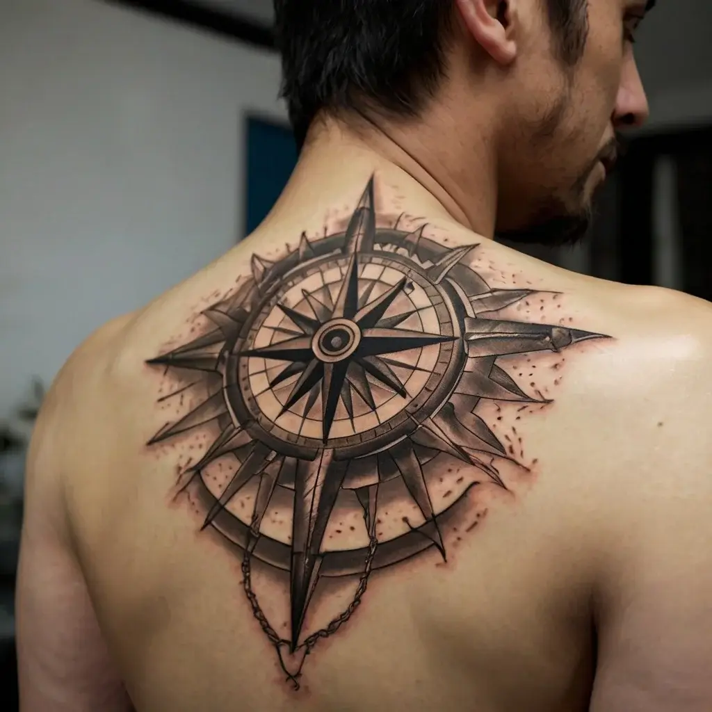 Compass Tattoos (64)