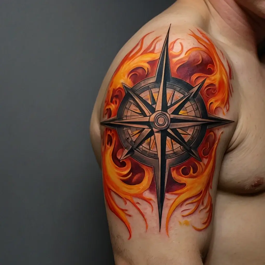 Compass Tattoos (7)