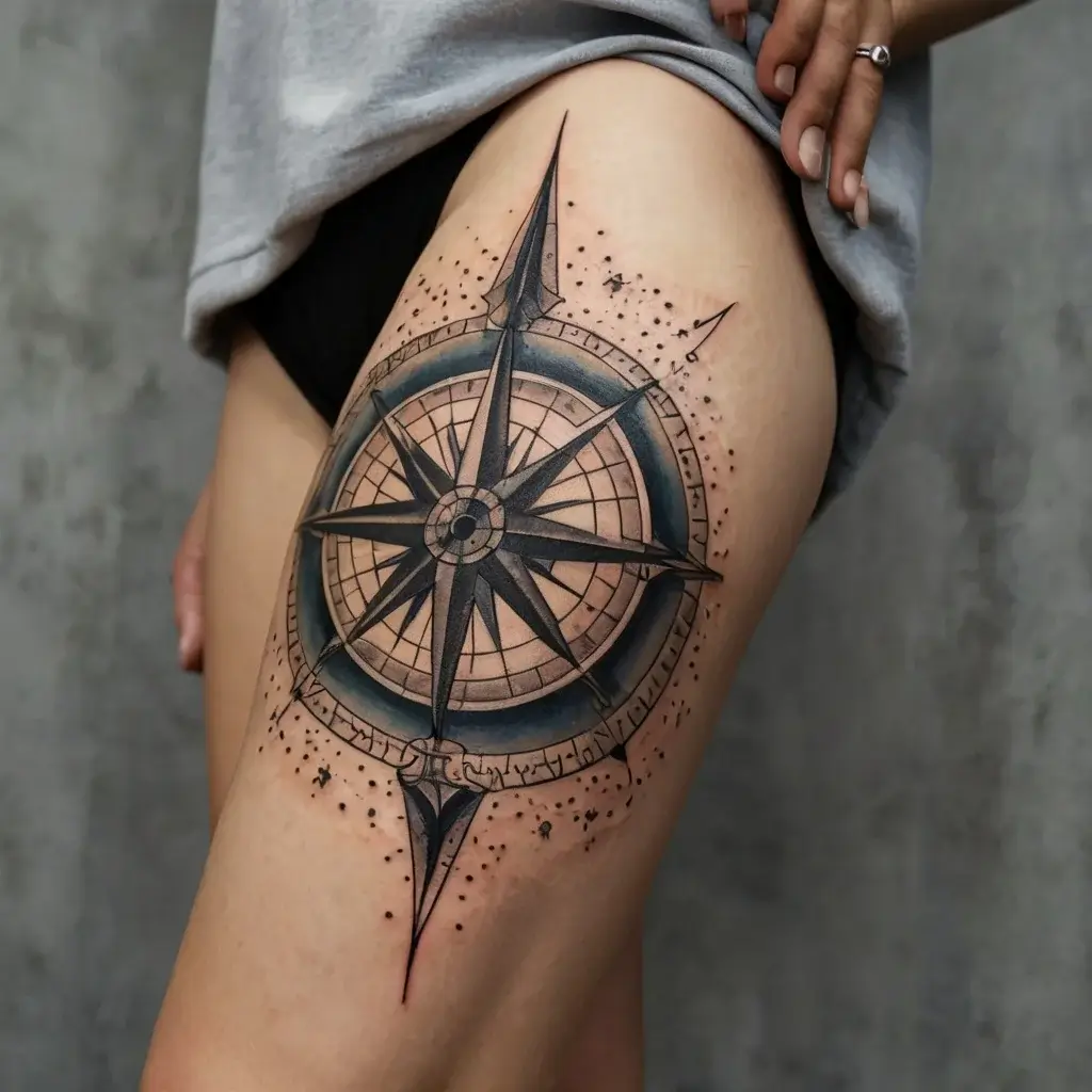 Compass Tattoos (70)