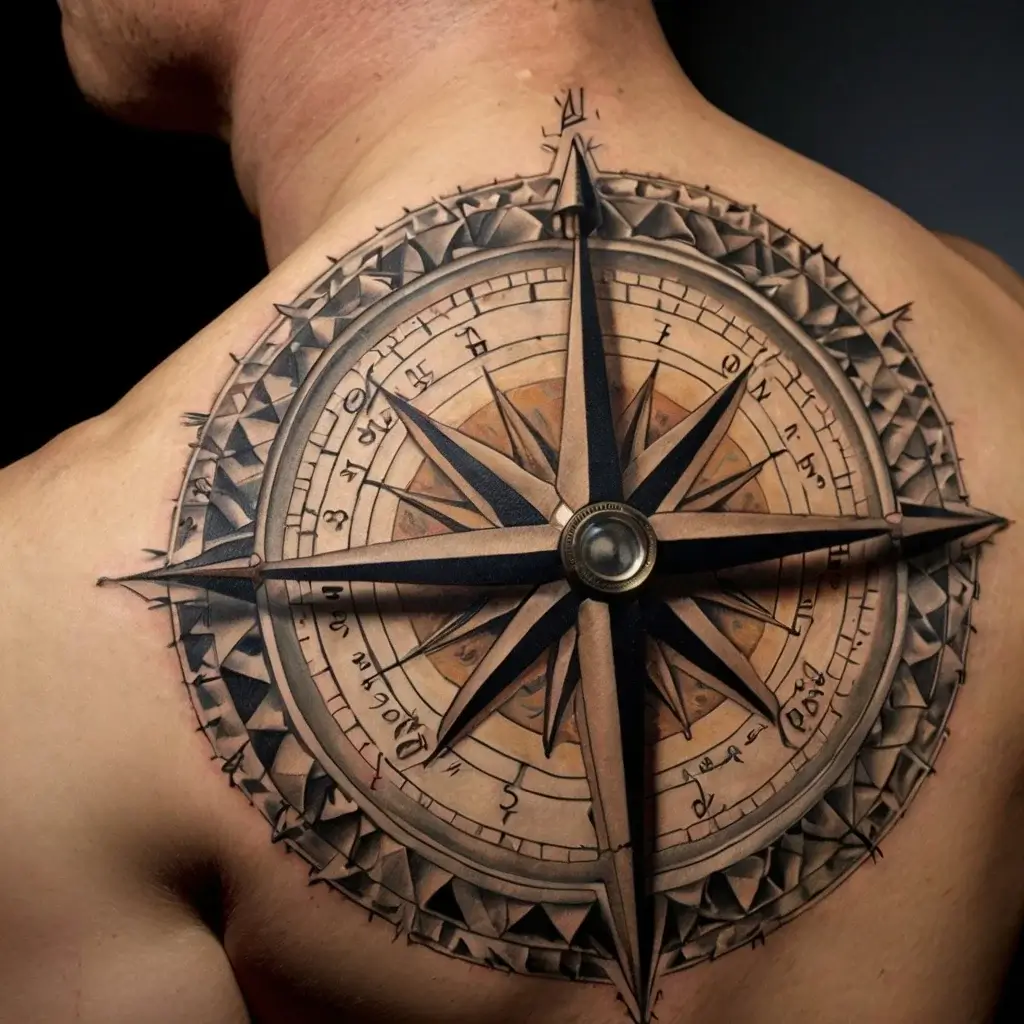 Compass Tattoos (71)