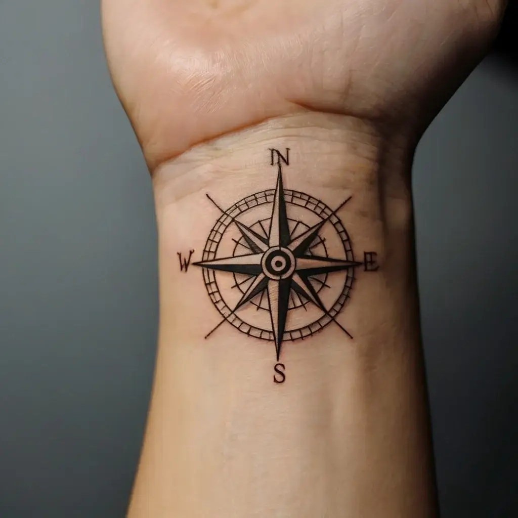 Compass Tattoos (73)