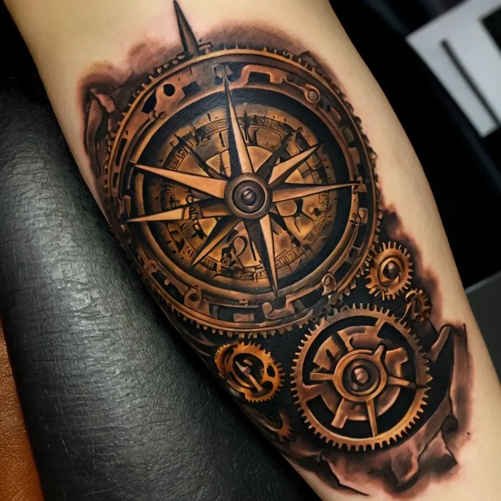 Compass Tattoos (81)