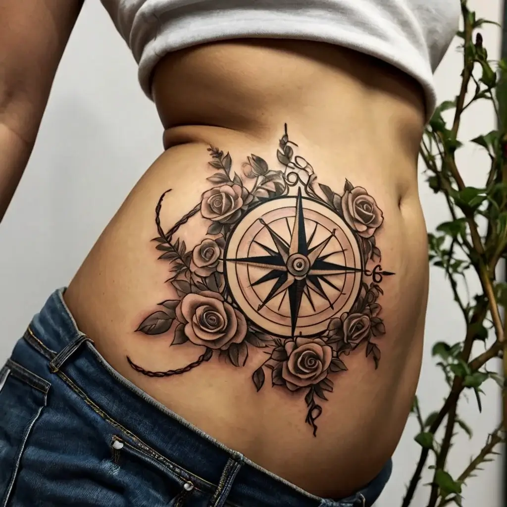 Compass Tattoos (88)