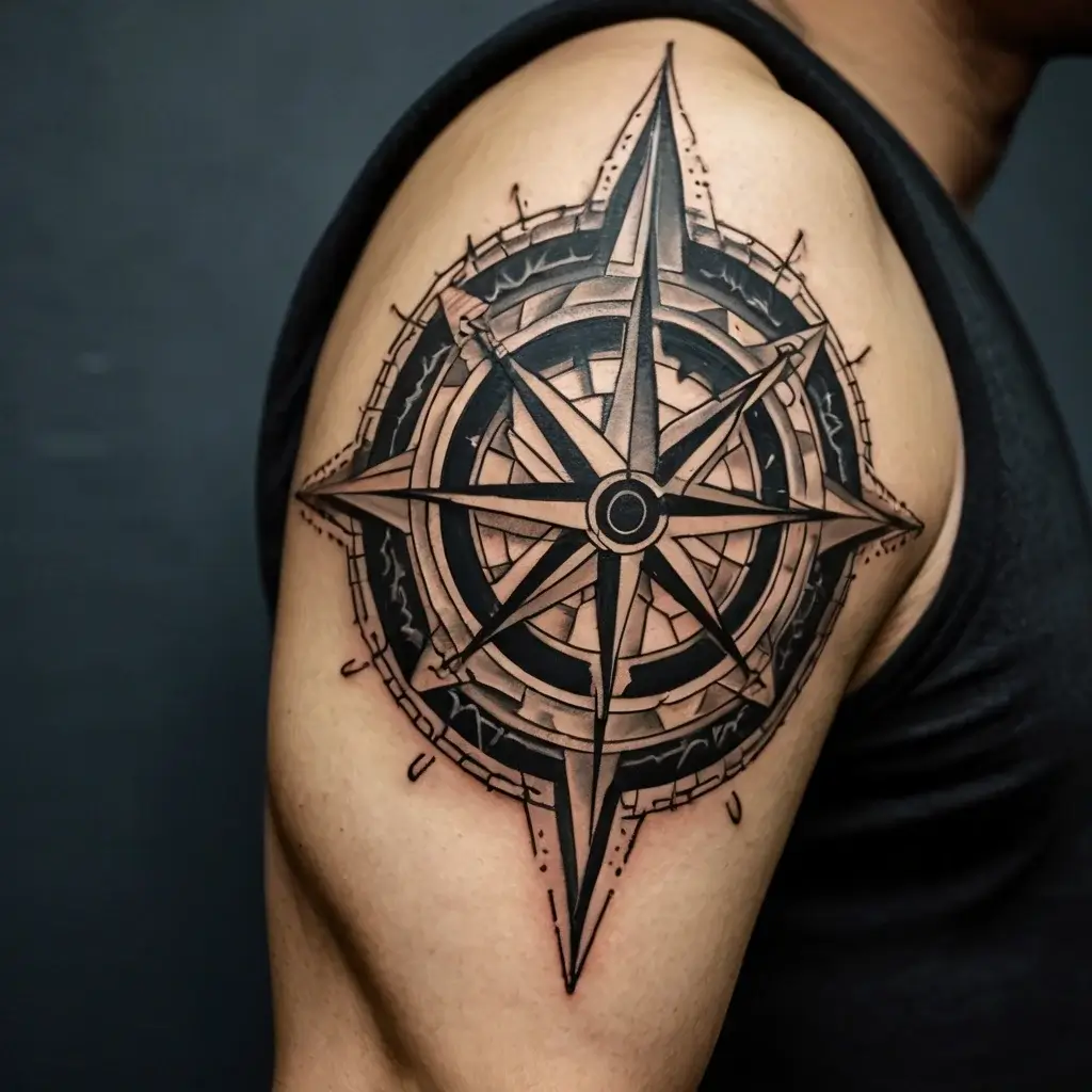 Compass Tattoos (90)