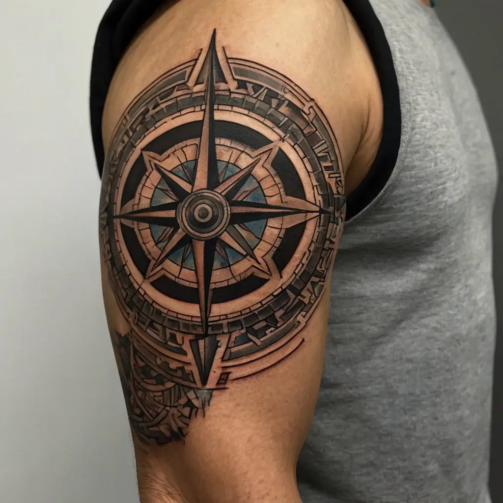 Compass Tattoos (91)