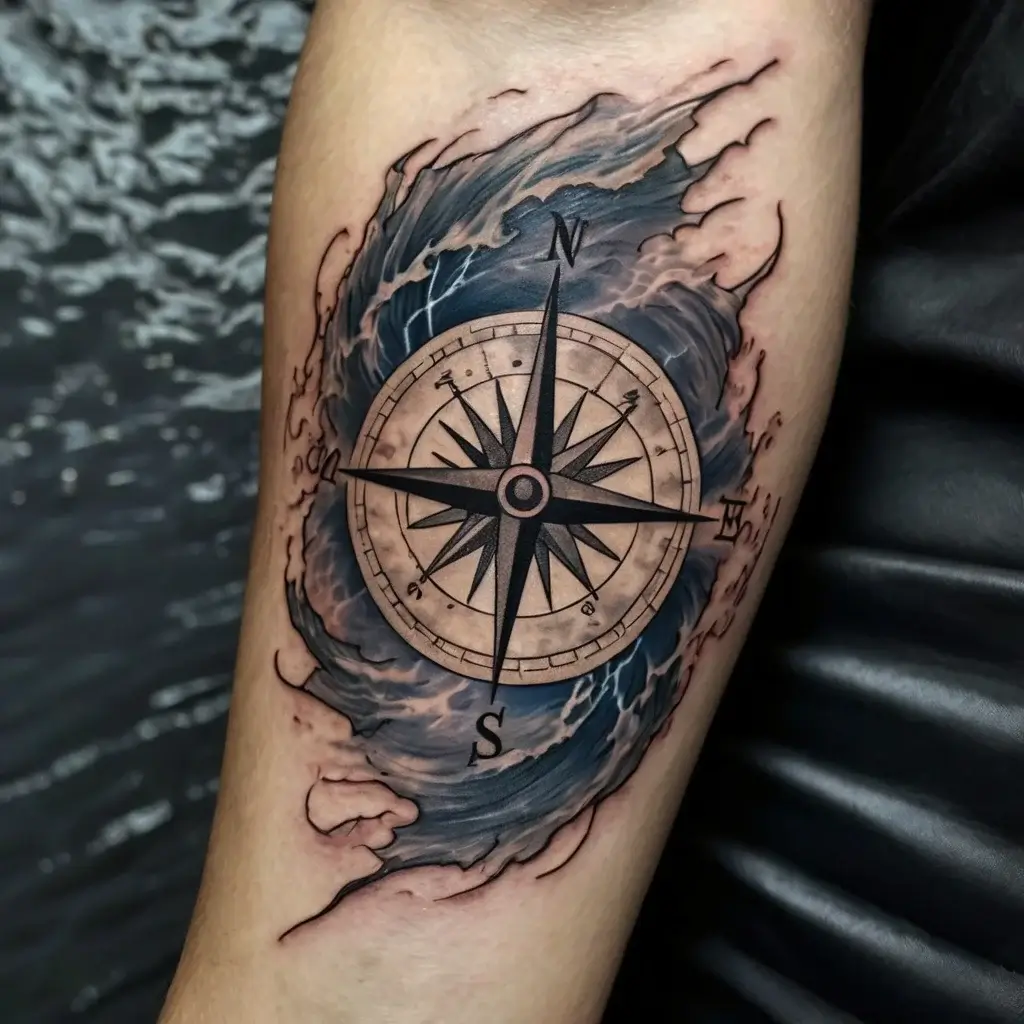 Compass Tattoos (93)