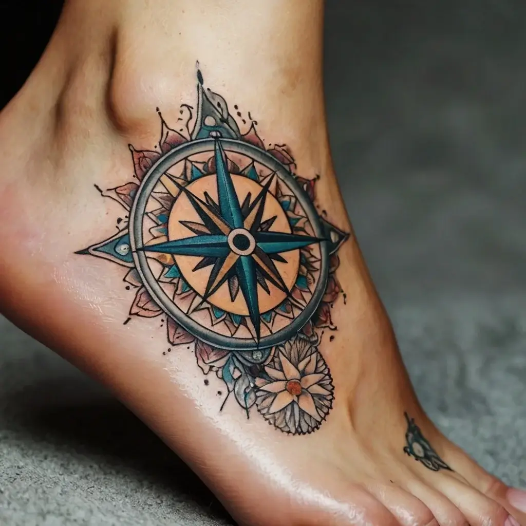 Compass Tattoos (96)