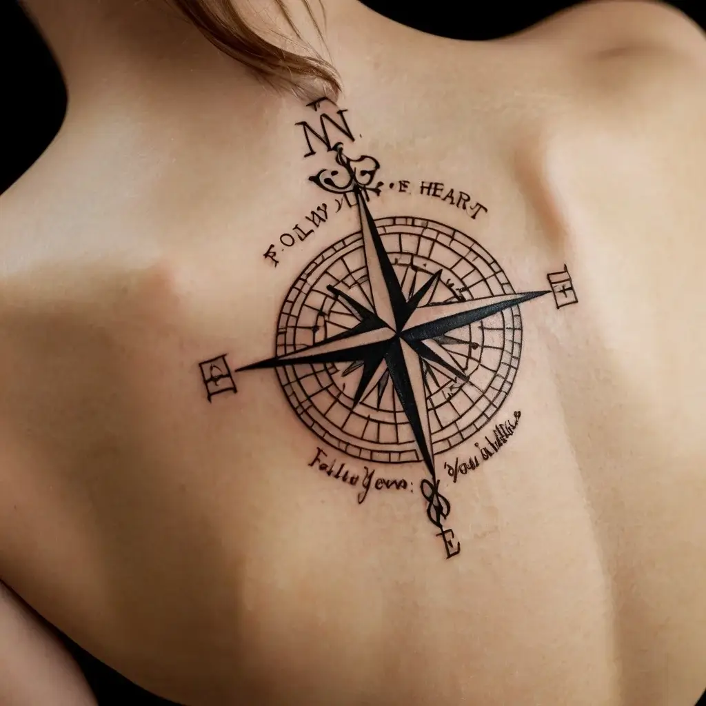 Compass Tattoos (98)