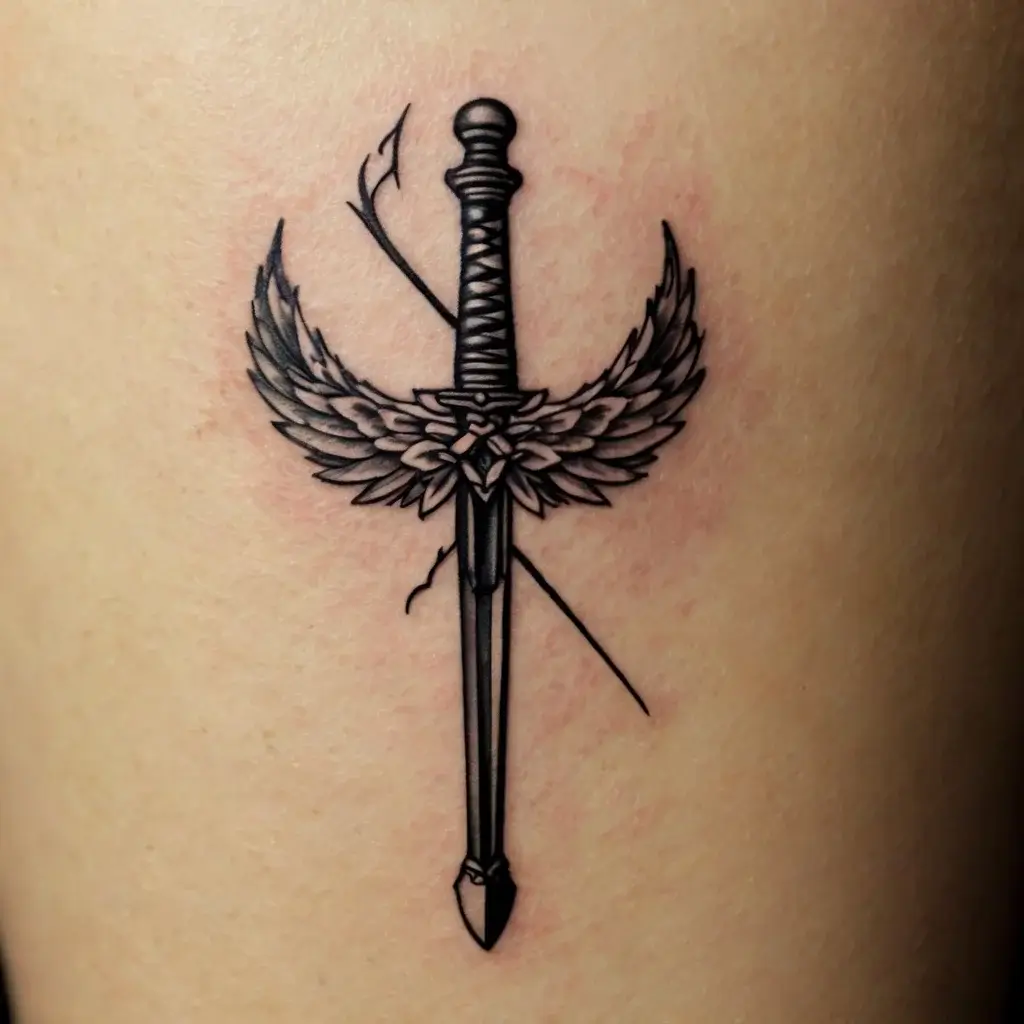 Feminine sword tattoos (36)