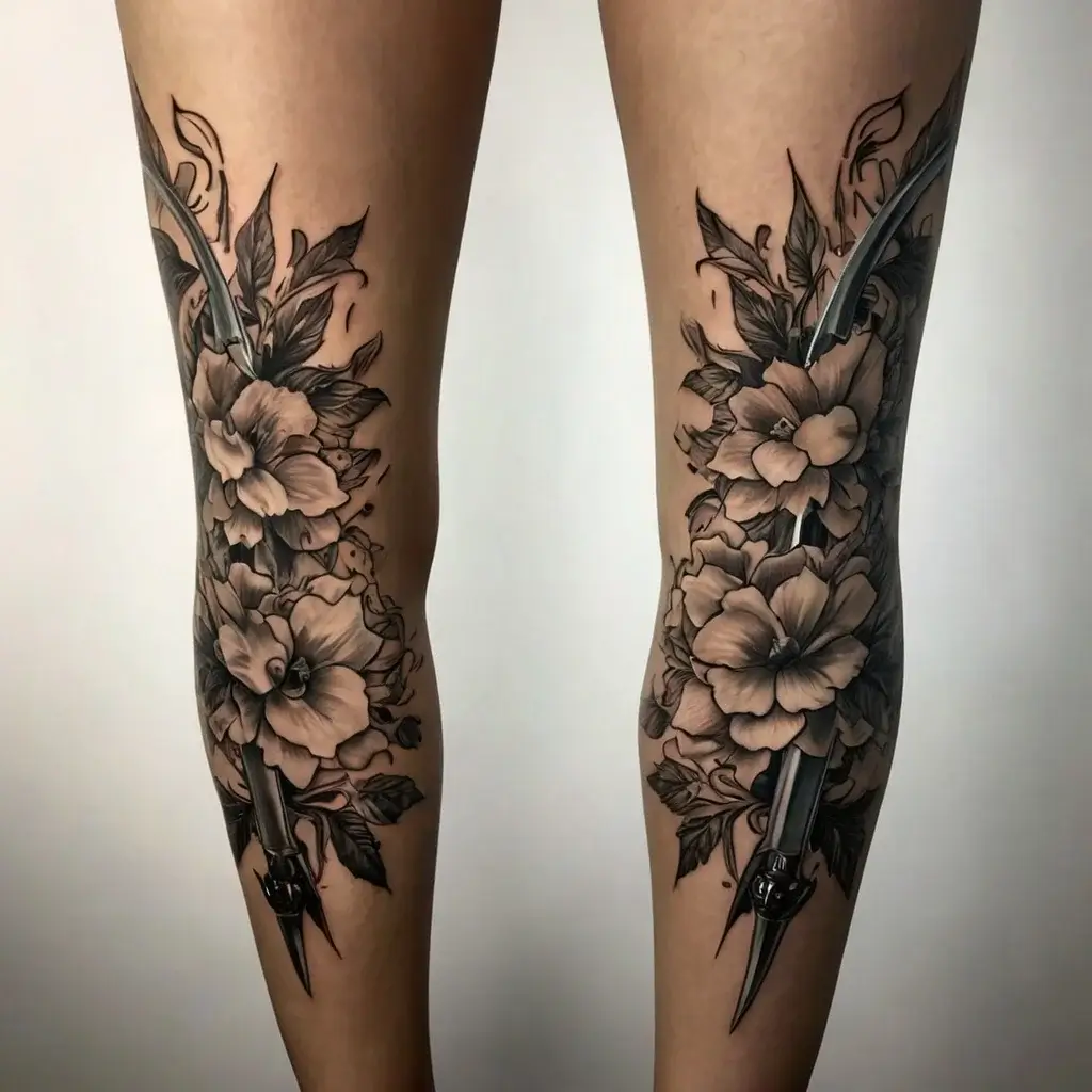 Feminine sword tattoos (37)