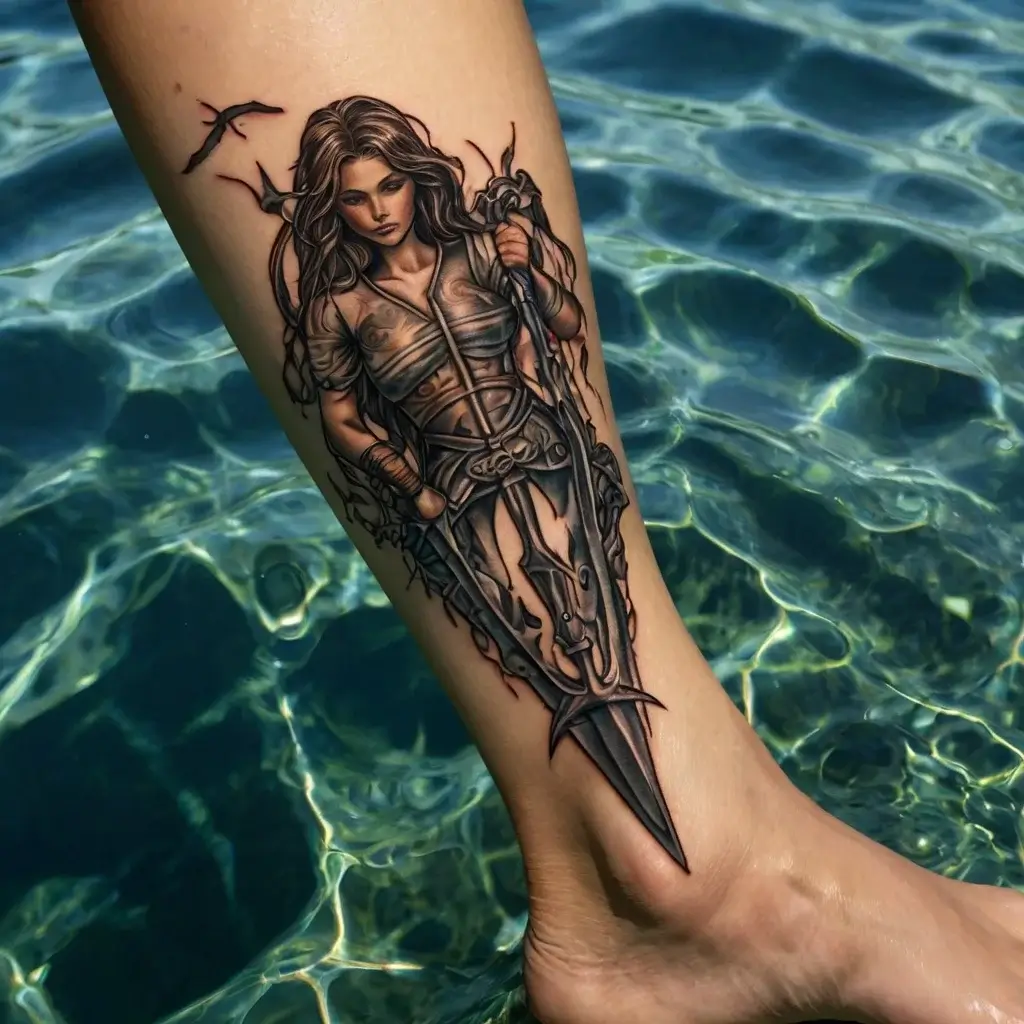 Feminine sword tattoos (39)