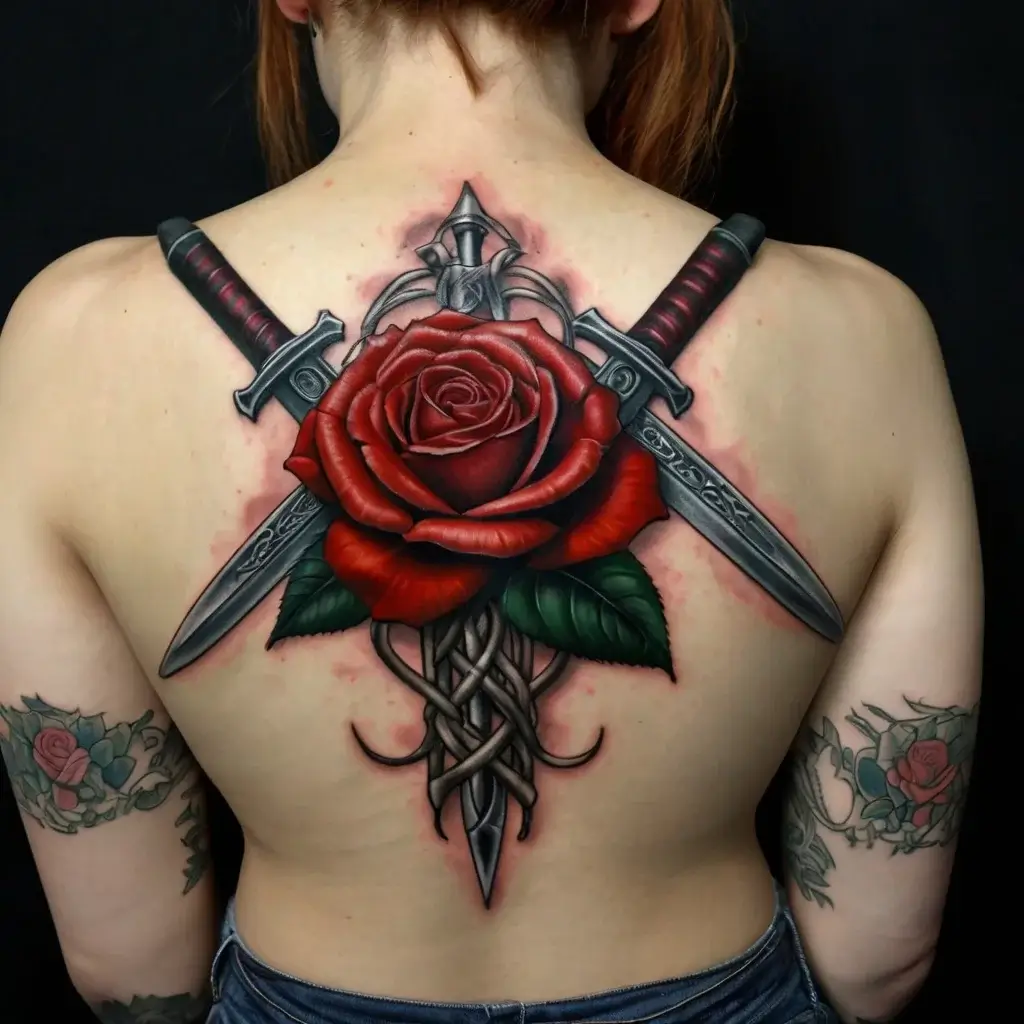 Feminine sword tattoos (40)